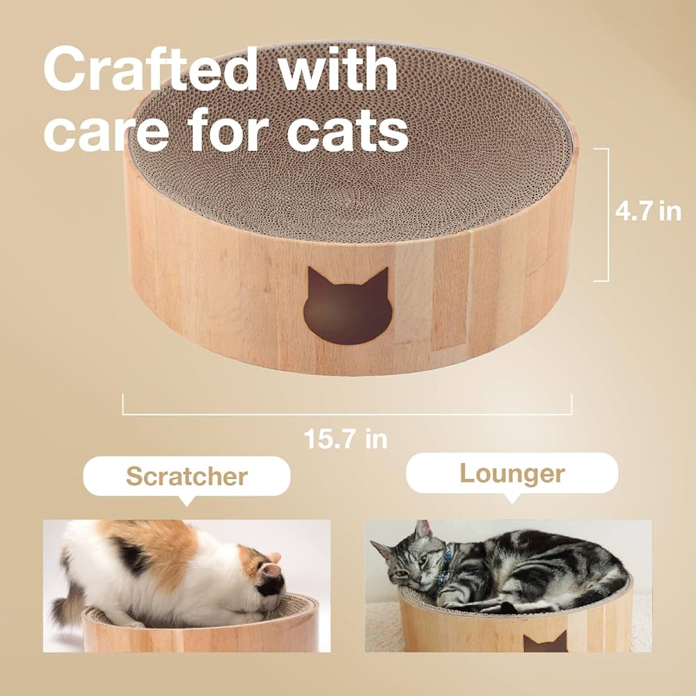 Cozy Cat scratcher - Klösbädd med utbytbar dyna