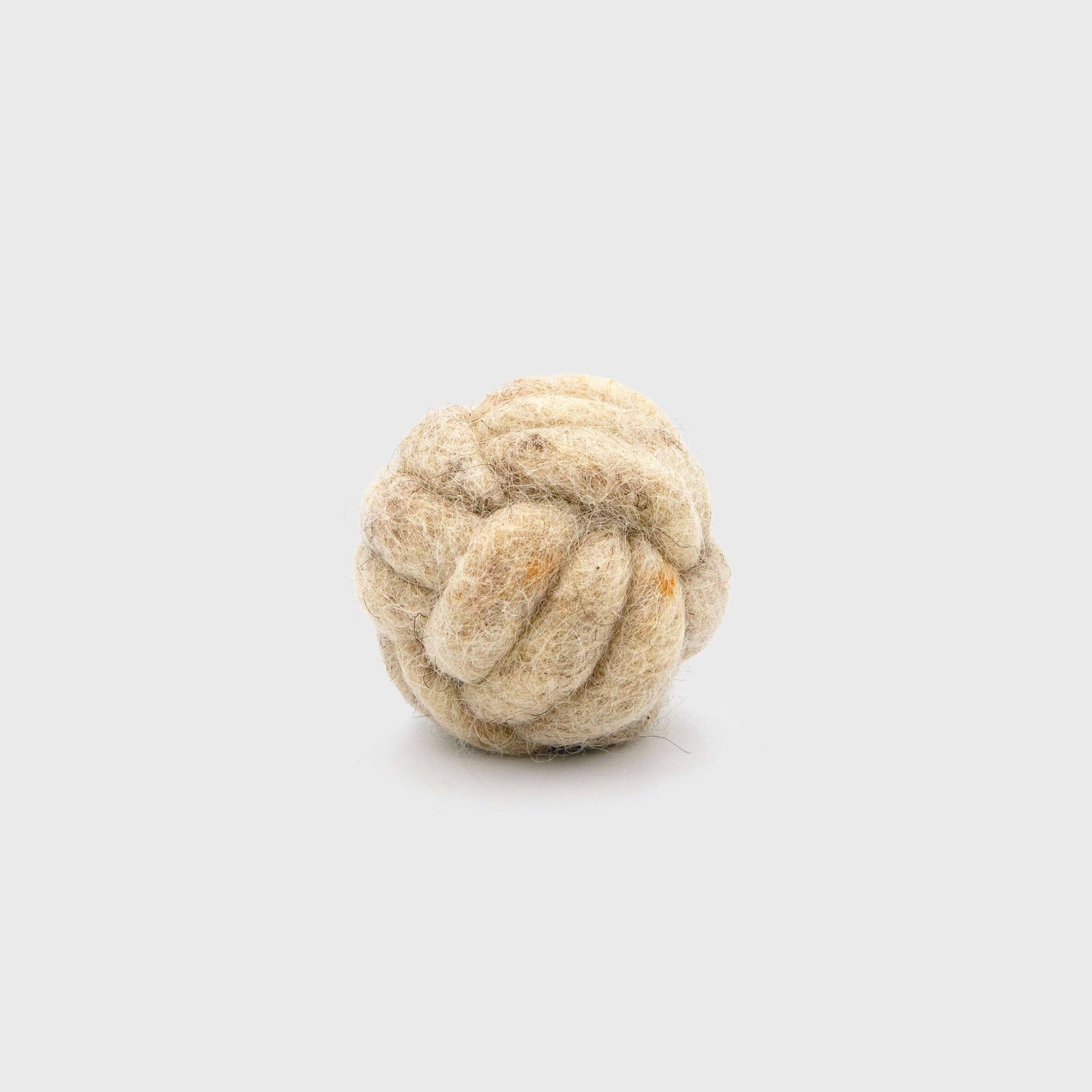 Lobbyboll - Naturlig kattleksak i 100 % ull