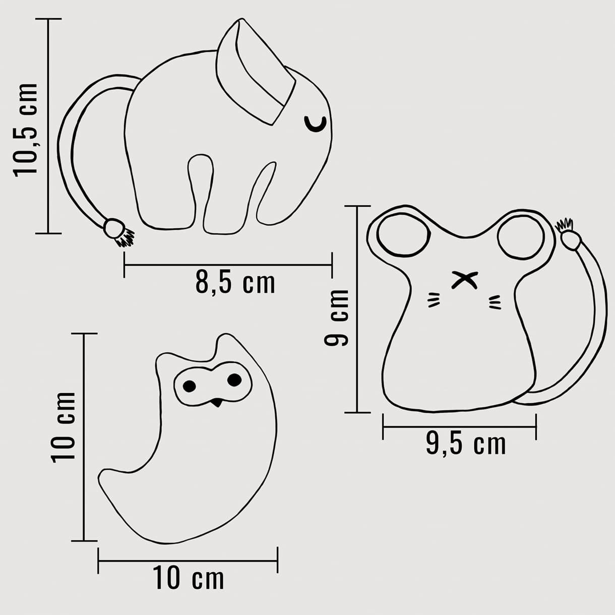 Kattleksak med kattmynta – 3-pack (inkl. refill)