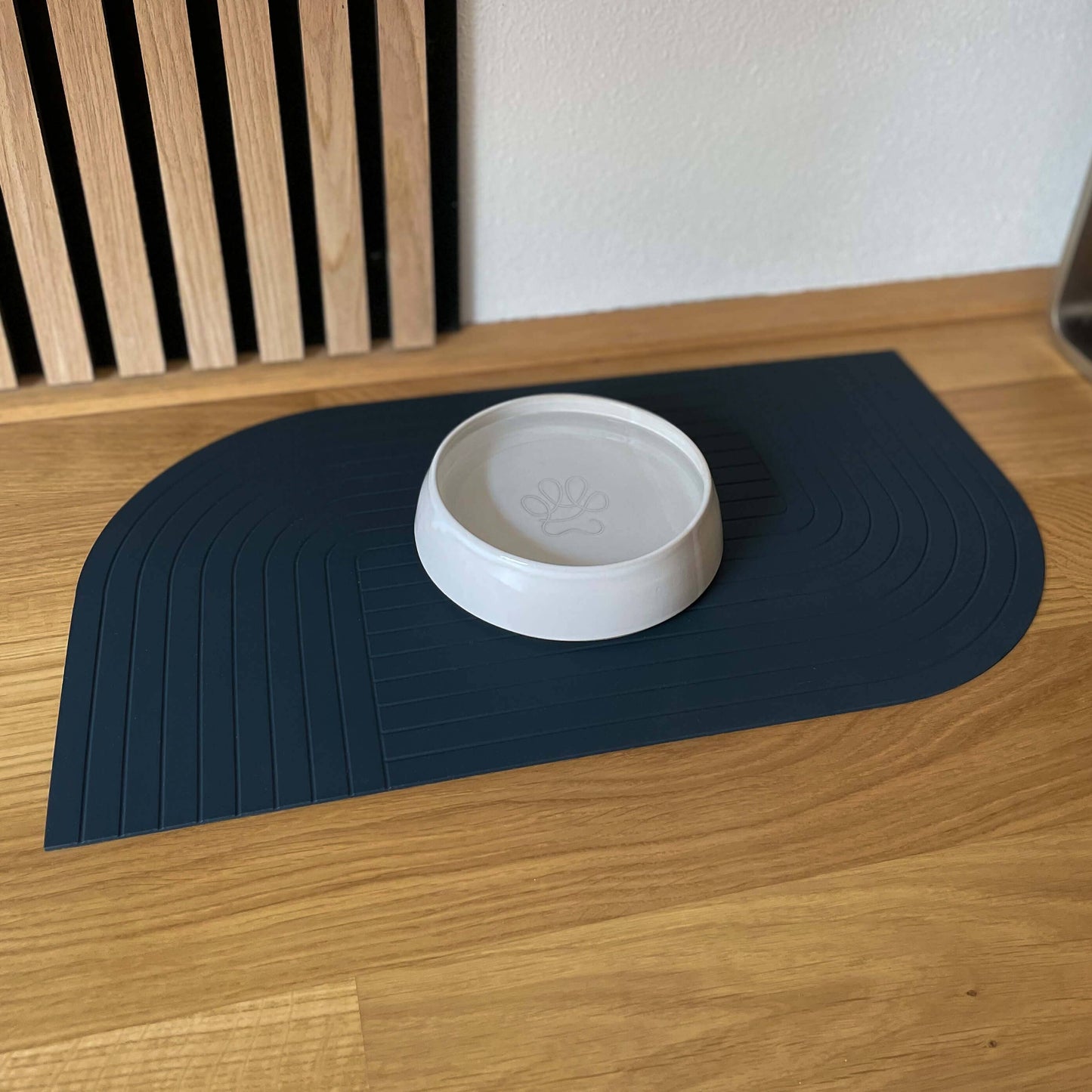 Gourmet – matskålsunderlägg i silikon – Svart