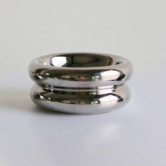 Halo Chrome – upphöjd matskål i keramik – ergonomisk & morrhårsvänlig