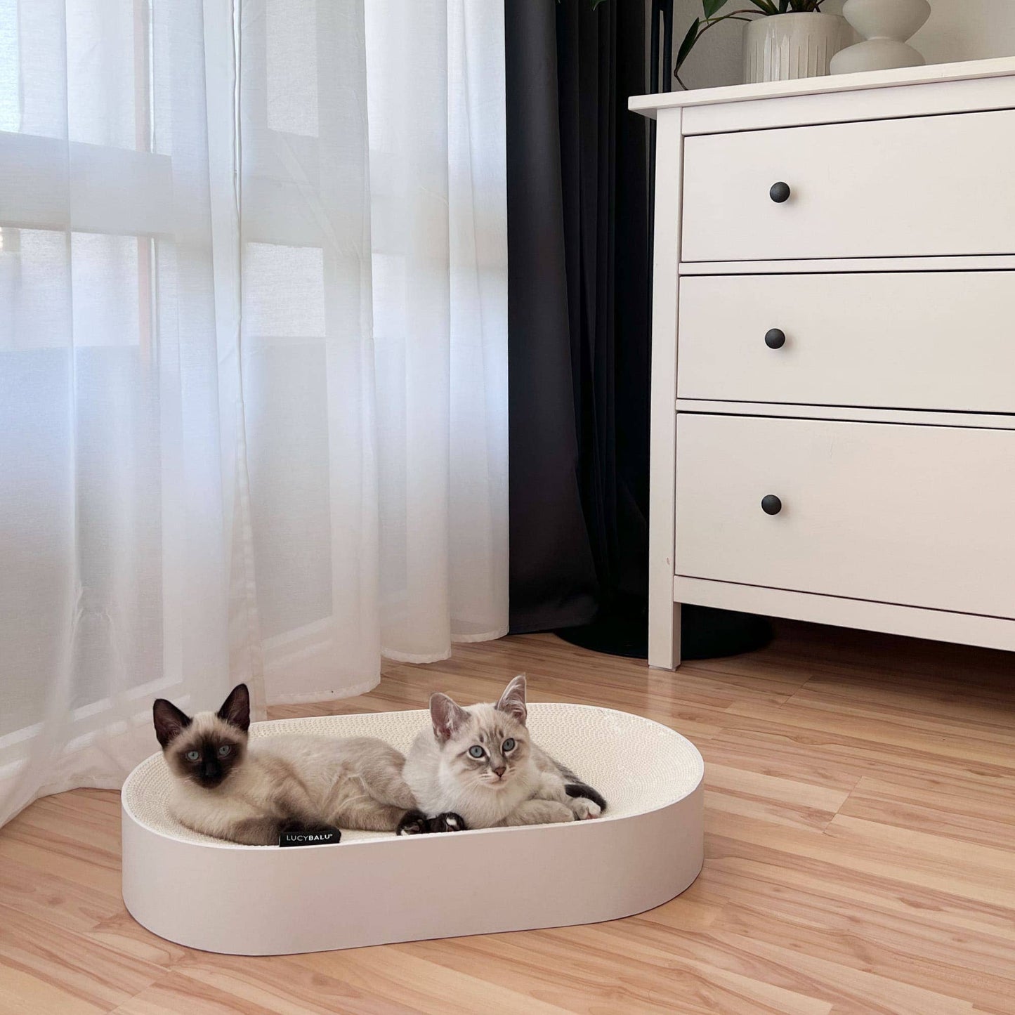 Designad klösbädd – Oval 63 cm