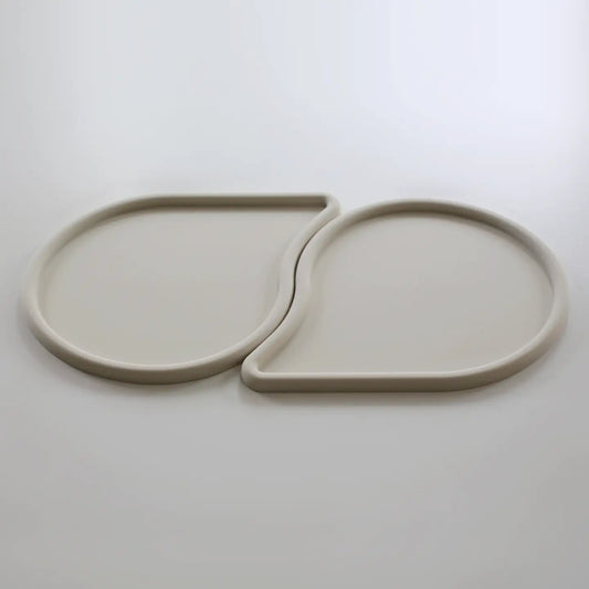 Droppformade matunderlägg i silikon – 2-pack