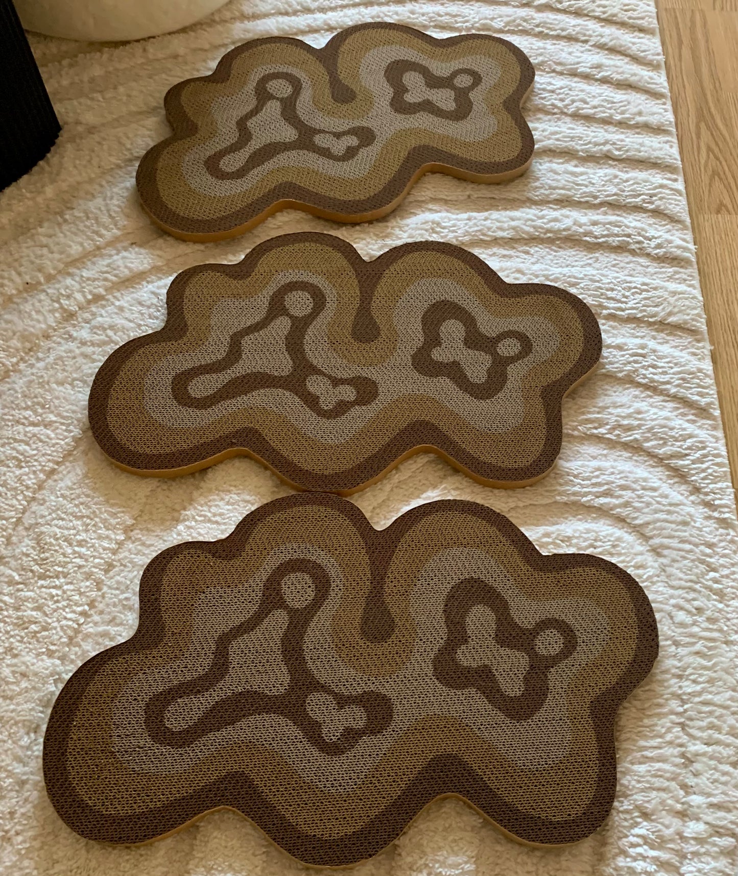 Bloom – stilren klösbräda (3-pack) – vändbar & slitstark klösyta