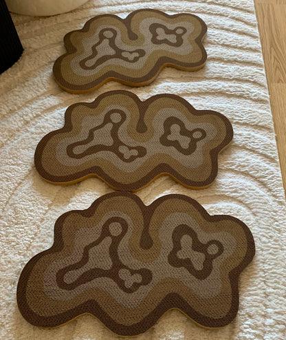 Bloom – stilren klösbräda (3-pack) – vändbar & slitstark klösyta