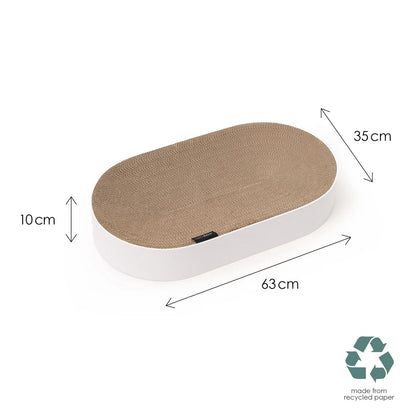 Designad klösbädd – Oval 63 cm
