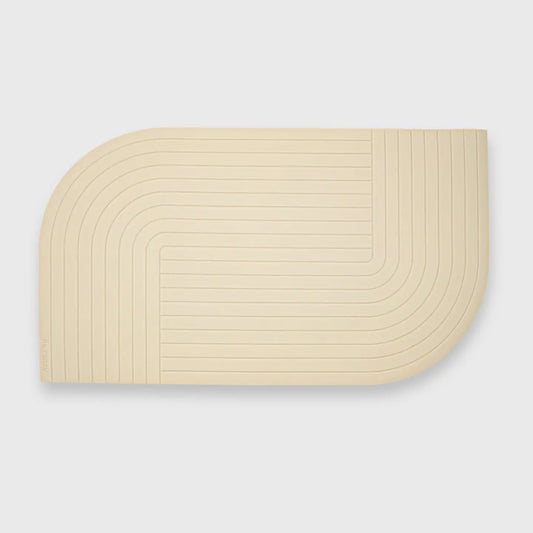 Gourmet – matskålsunderlägg  i BPA-fri silikon – halkfritt & stilrent – creme