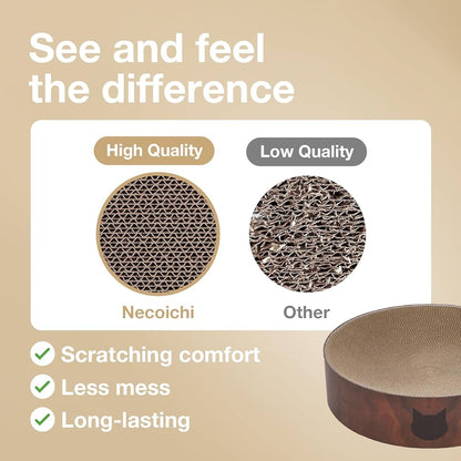 Refill till klösbädd – slitstarka & vändbara klösdynor – brun