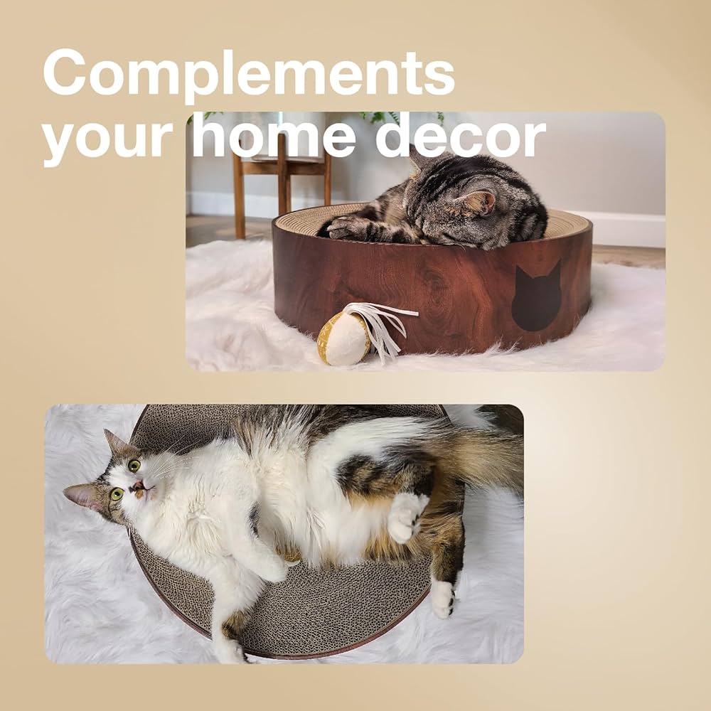 Cozy Cat scratcher - Klösbädd med utbytbar dyna