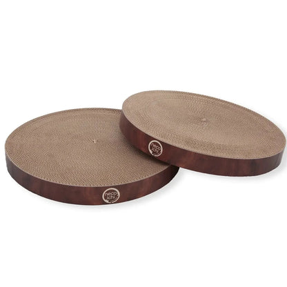 Refill till klösbädd – slitstarka & vändbara klösdynor – brun