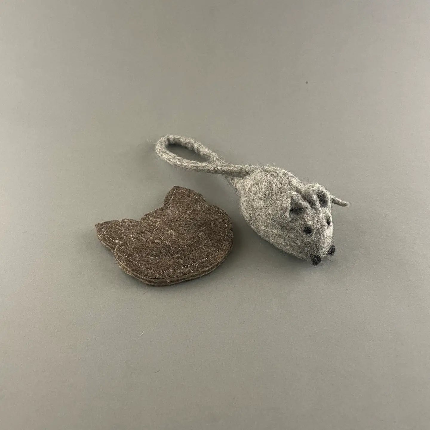 Naturligt leksaksset för katt – ull & hampa 5-pack