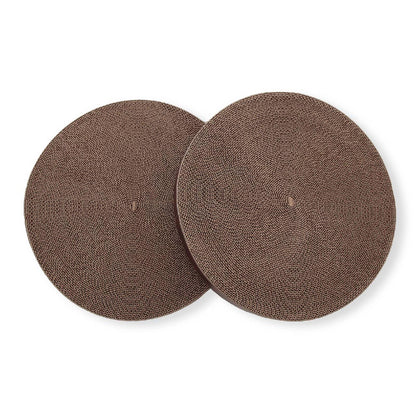 Refill till klösbädd – slitstarka & vändbara klösdynor – brun