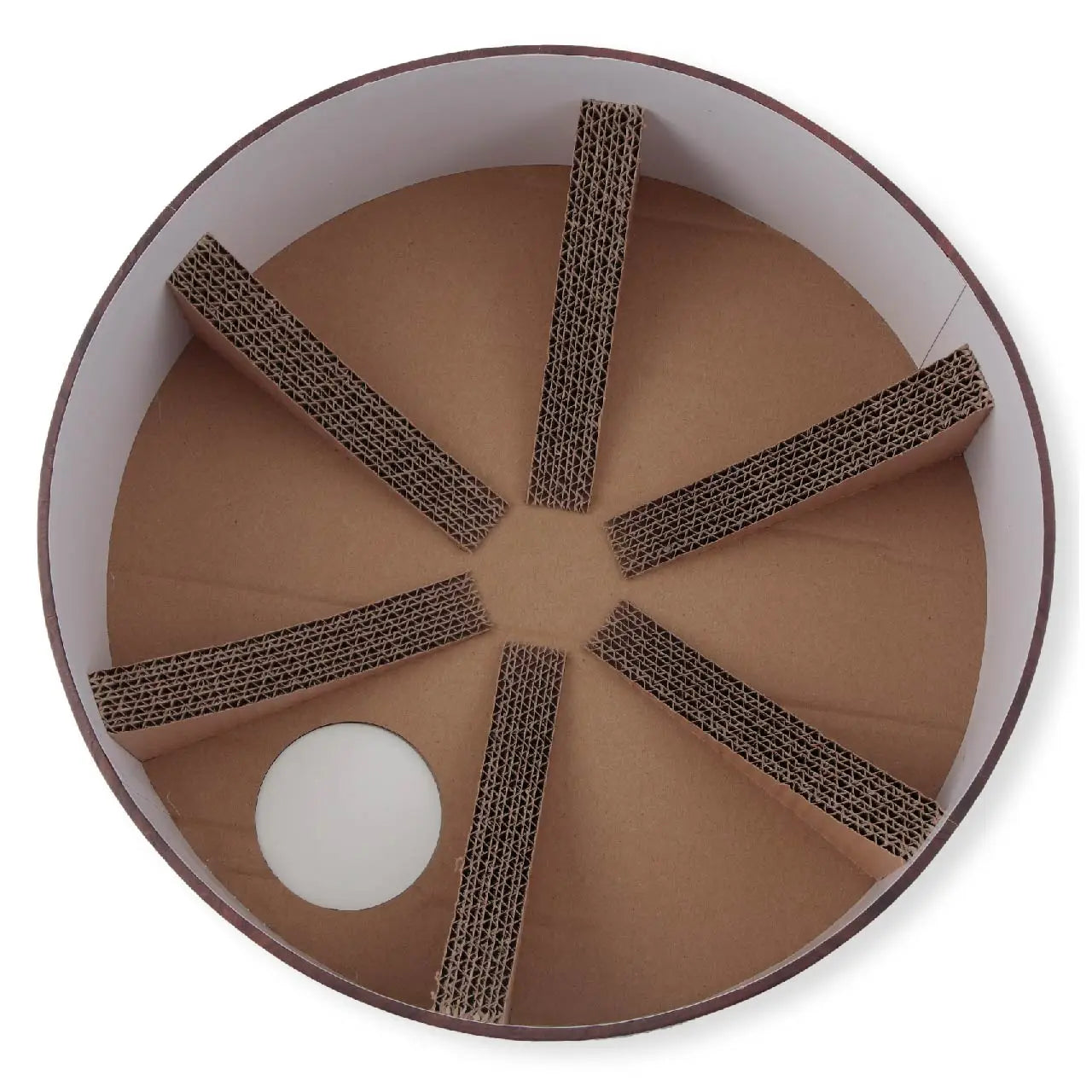 undersidan av rund klösbädd 